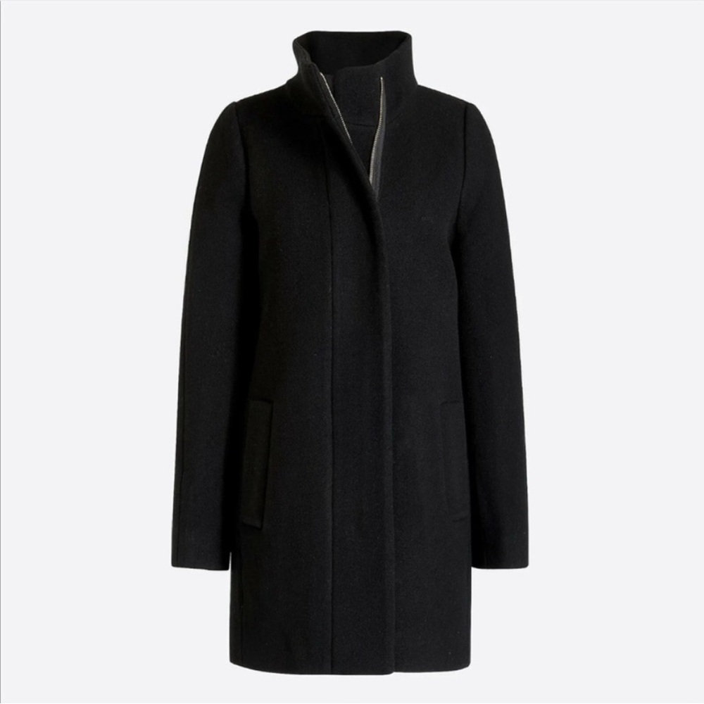 J. Crew Factory Black Mercantile Coat